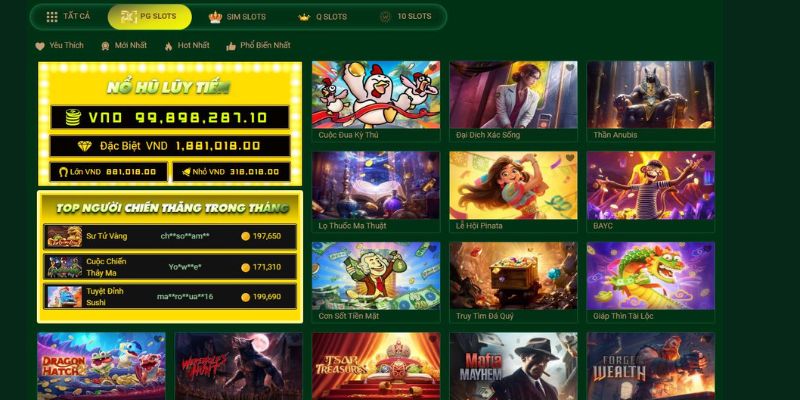 Điểm hấp dẫn của hệ thống slot game tại FB88